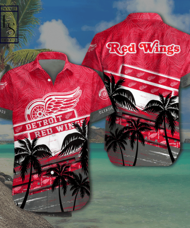 Nhl Detroit Red Wings Hawaiian Shirt
