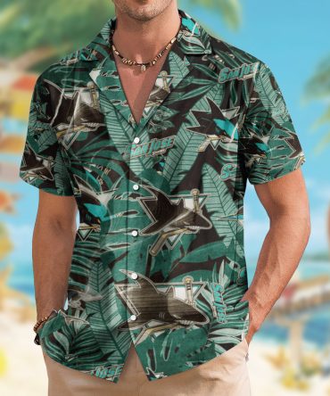 San Jose Sharks , Hawaiian Shirt Retro logo Revolution? Nhl 2024