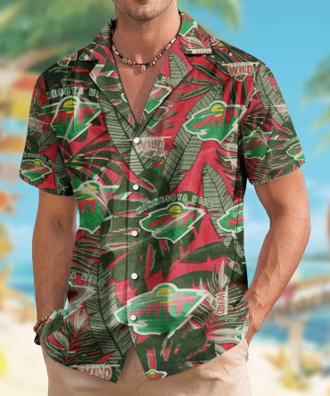 Minnesota Wild , Hawaiian Shirt Retro logo Revolution” Nhl 2024