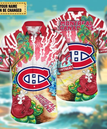 Montreal Canadiens , Personalized Hawaiian Shirt Vacation Time Aloha Shirt