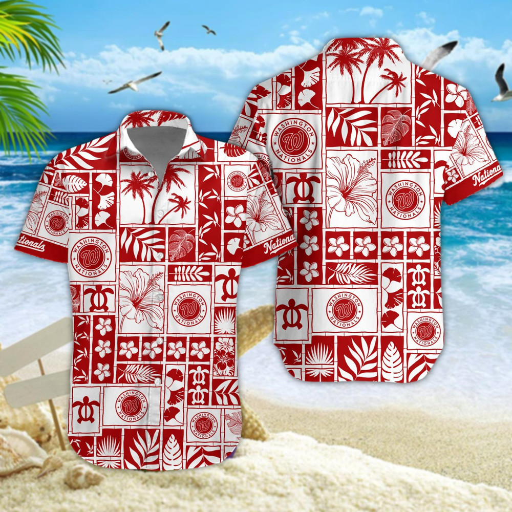 Washington Nationals Hawaiian Shirt 3