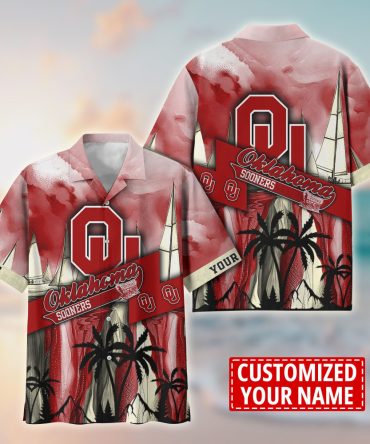 Oklahoma Sooners Aloha Shirt Trending Summer. Custom Summer Football Shirts T58603