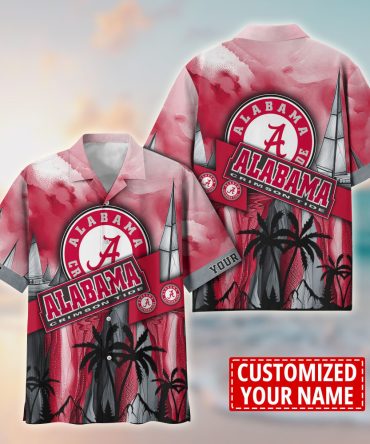 Alabama Crimson Tide Aloha Shirt Trending Summer. Custom Summer Football Shirts T58603
