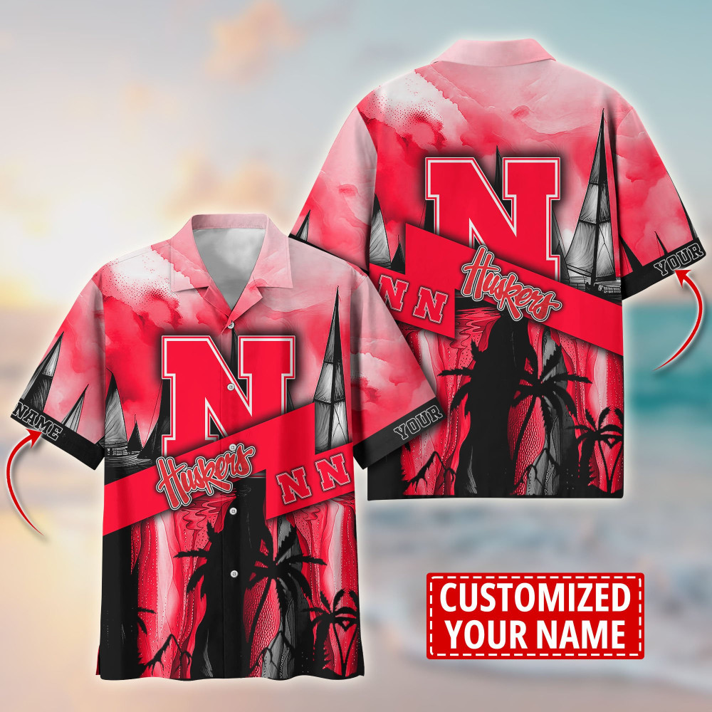 Nebraska Cornhuskers Aloha Shirt Trending Summer. Custom Summer Football Shirts T58603
