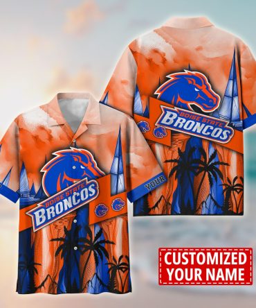 Boise State Broncos Aloha Shirt Trending Summer. Custom Summer Football Shirts T58603