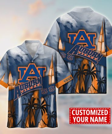 Auburn Tigers Aloha Shirt Trending Summer. Custom Summer Football Shirts T58603