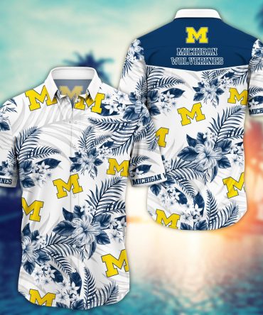 Michigan Wolverines , Trending Aloha Shirt New Arrivals Fbs Style 6