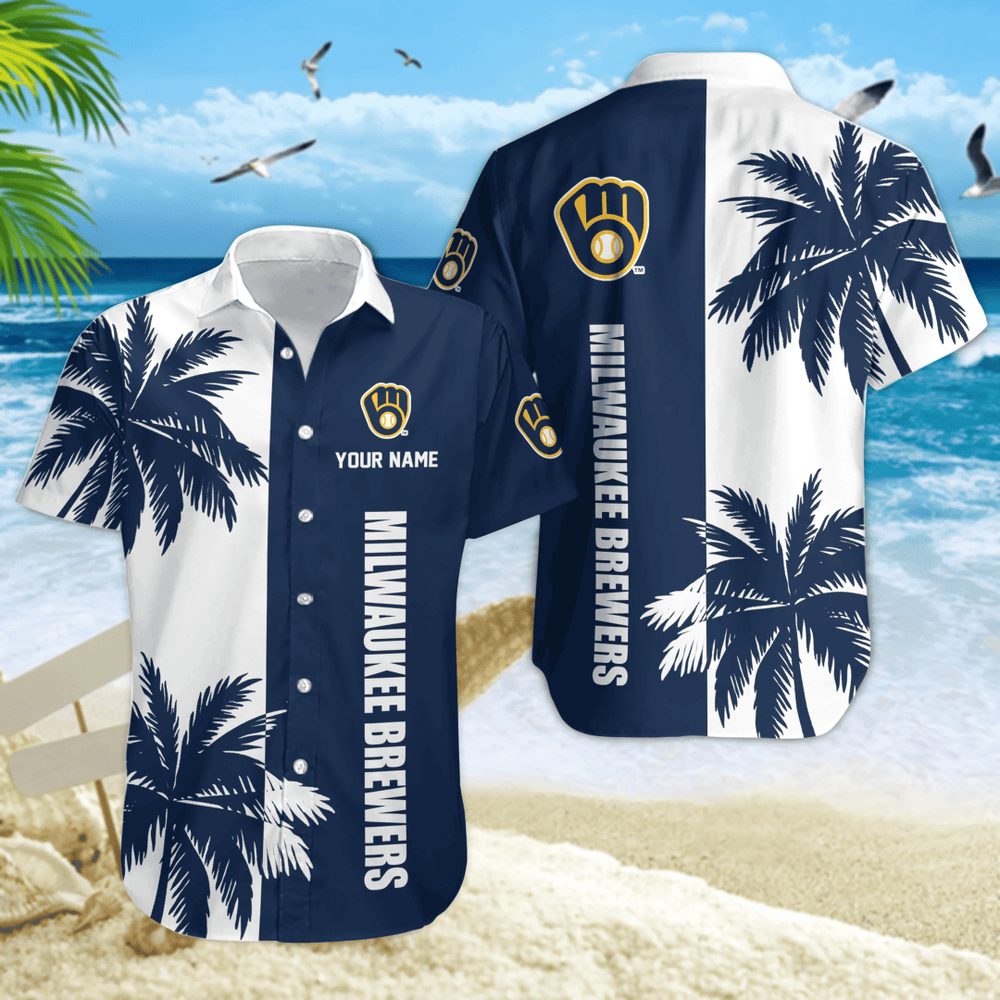 Milwaukee Brewers Hawaiian Shirt Coconut Mlb 2024