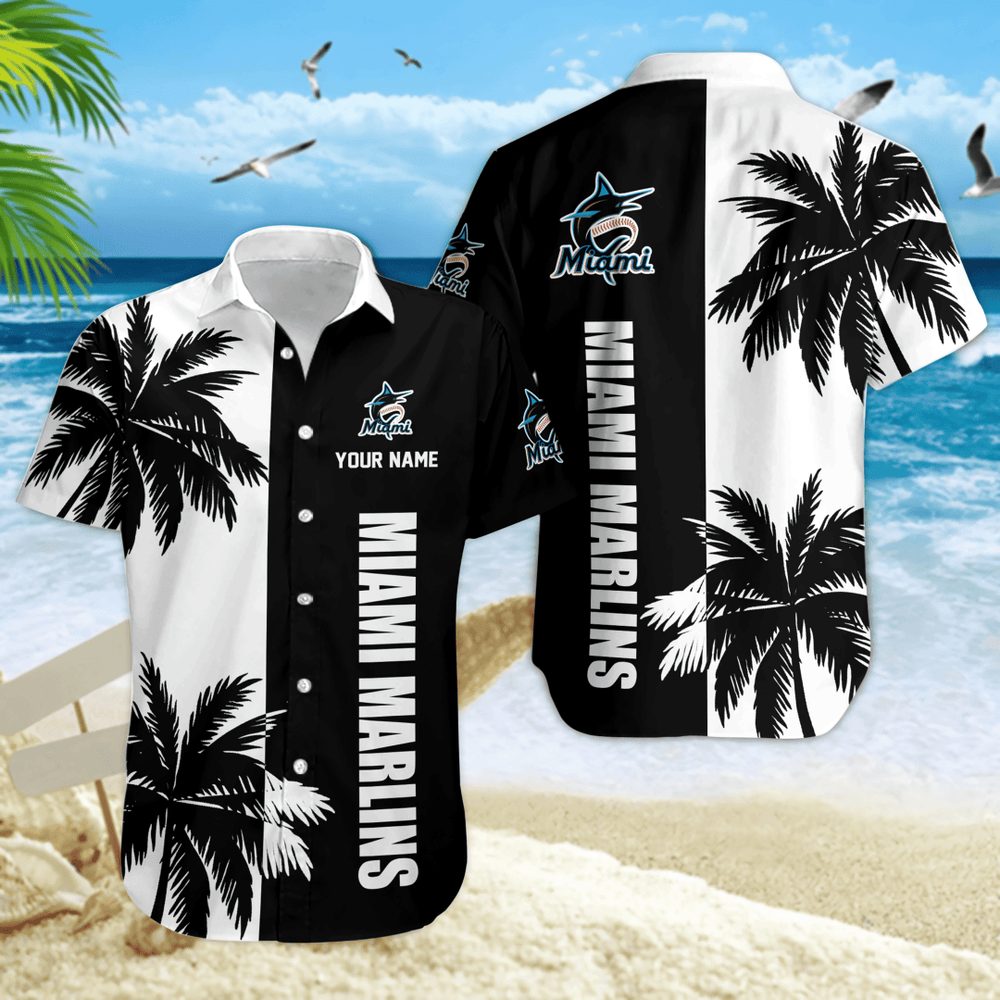 Miami Marlins Hawaiian Shirt Coconut Mlb 2024