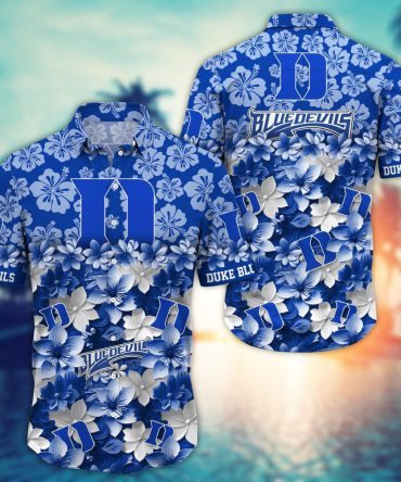 Duke Blue Devils 2 Hawaiian Shirt Trending Summer. Gift For Fan Fbs Style 4