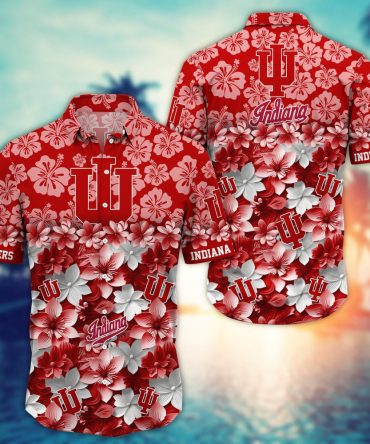 Indiana Hoosiers Hawaiian Shirt Trending Summer. Gift For Fan Fbs Style 4