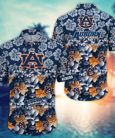 Auburn Tigers Hawaiian Shirt Trending Summer. Gift For Fan Fbs Style 4
