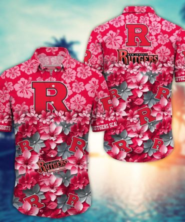 Rutgers Scarlet Knights 3 Hawaiian Shirt Trending Summer. Gift For Fan Fbs Style 4