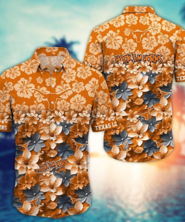 Texas Longhorns Hawaiian Shirt Trending Summer. Gift For Fan Fbs Style 4