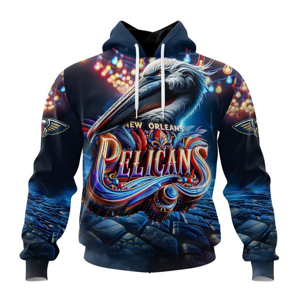 New Orleans Pelicans Special Realistic Team Logo Design