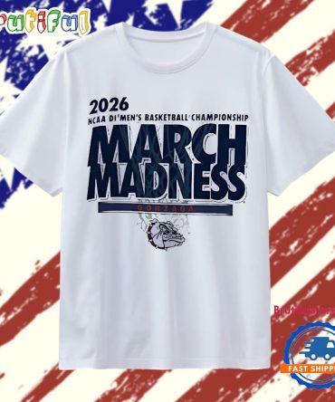 Gonzaga Bulldogs Ncaa Di Men’S Basketball Championship March Madness 2026 T Shirt