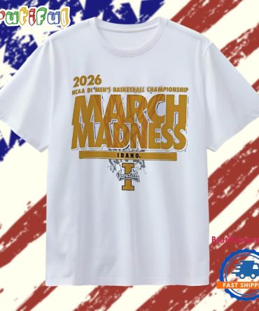 Idaho Vandals Ncaa Di Men’S Basketball Championship March Madness 2026 T Shirt