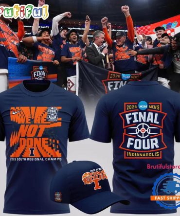 Illinois Fighting Illini 2026 Ncaa Men'S Basketball Tournament March Madness Final Four T Shirt