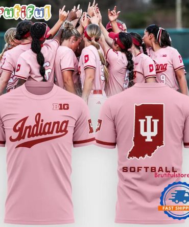 Indiana Hoosiers Softball Pink Uniform 2026 Limited Edition T Shirt