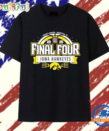 Iowa Hawkeyes Ncaa Men’S Basketball Final Four 2026 T Shirt
