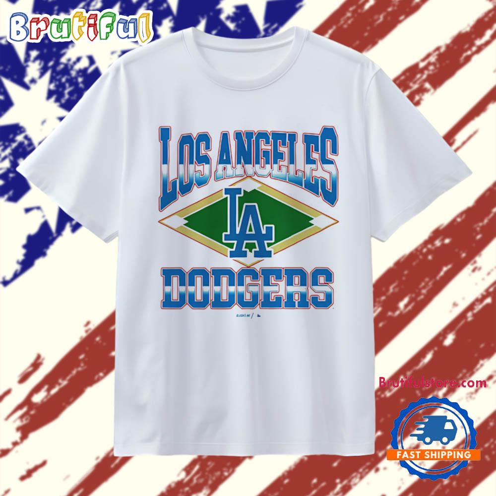 Los Angeles Dodgers Mlb 2026 Retro Diamond T Shirt