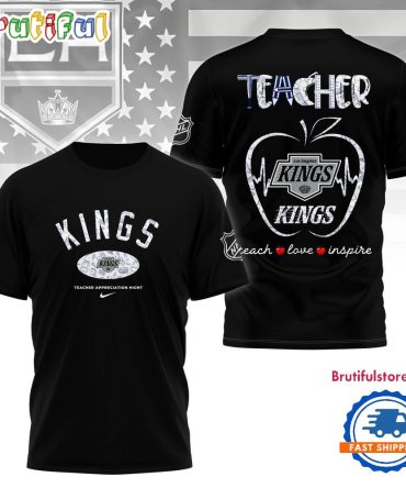Los Angeles Kings Nhl Teacher Appreciation Day 3D T Shirt