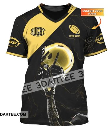 Man Shirt, Custom Name Rugby Football Shirt, Rugby Football Apparel