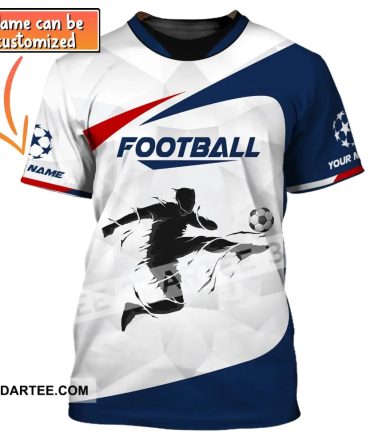 Man Shirt, Custom Name Soccer T-Shirt, Soccer Goal, Gift For Soccer Lover