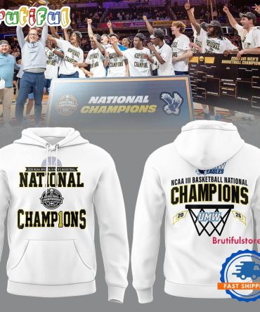Mary Washington 2026 Ncaa Division Iii National Championship White Hoodie