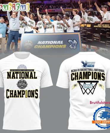 Mary Washington 2026 Ncaa Division Iii National Championship White T Shirt