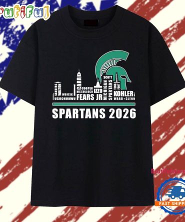 Michigan State Spartans X Skyline City 2026 T Shirt