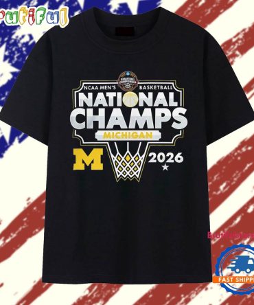 Michigan Wolverines 2026 Ncaa Men’S Basketball National Champions T Shirt