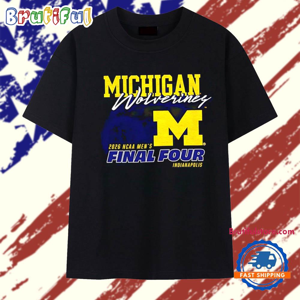 Michigan Wolverines 2026 Ncaa Men’S Final Four Basketball Vintage T Shirt