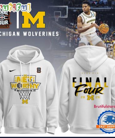 Michigan Wolverines Men’S Basketball 2026 Five Four Limited Edition Hoodie