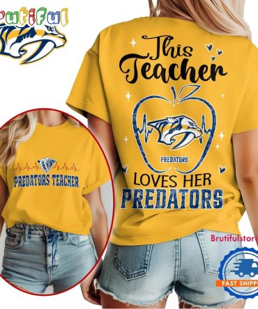Nashville Predators Nhl Nurse Appreciation Month Unisex All Over Print T Shirt