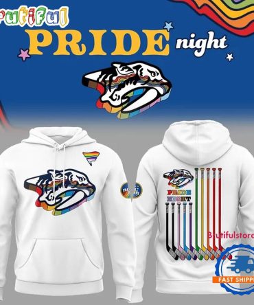 Nashville Predators Pride Night 2026 Limited Edition Hoodie