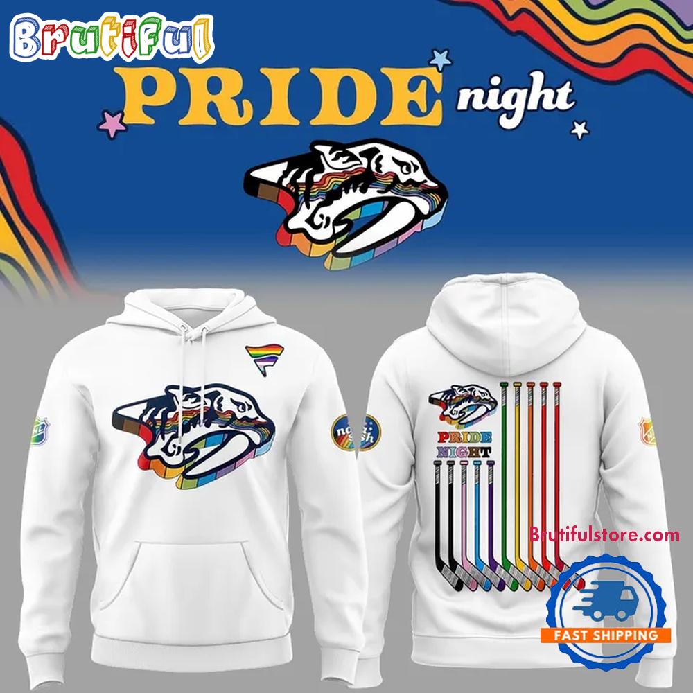 Nashville Predators Pride Night 2026 Limited Edition Hoodie