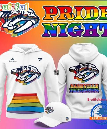Nashville Predators Pride Night 2026 Limited Edition New Hoodie