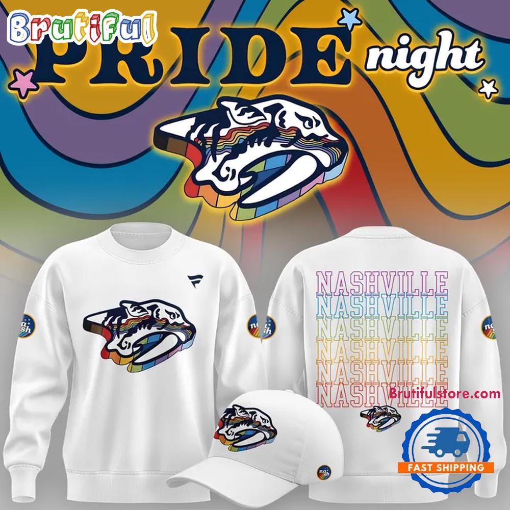 Nashville Predators Pride Night 2026 Limited Edition Sweatshirt