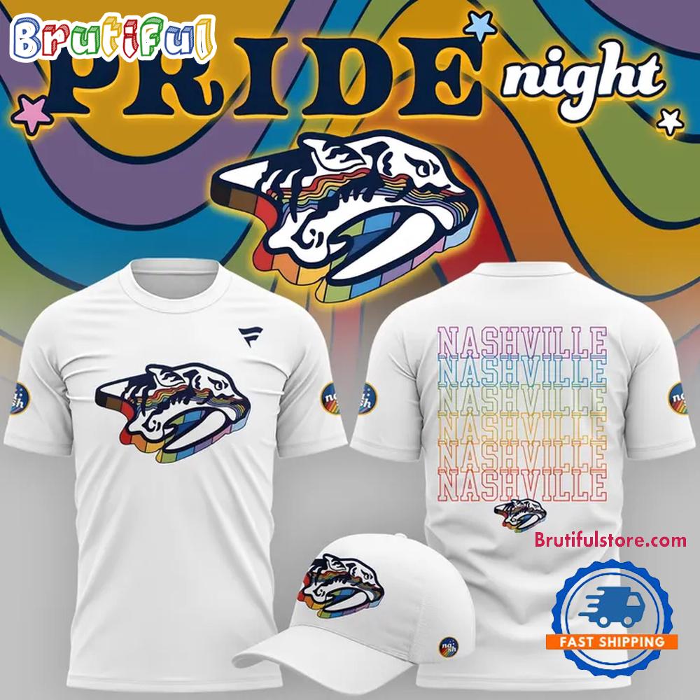 Nashville Predators Pride Night 2026 T Shirt