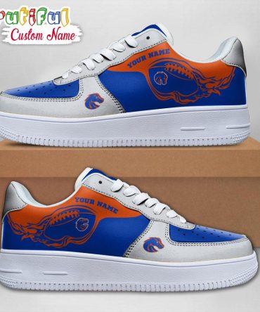 Ncaa Boise State Broncos Sporty Air Force 1 Shoes Sneaker