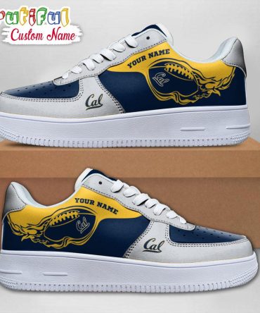 Ncaa California Golden Bears Sporty Air Force 1 Shoes Sneaker