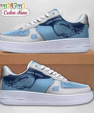 Ncaa North Carolina Tar Heels Sporty Air Force 1 Shoes Sneaker