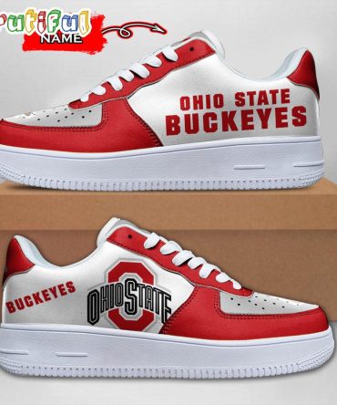 Ncaa Ohio State Buckeyes Sporty Air Force 1 Shoes Sneaker