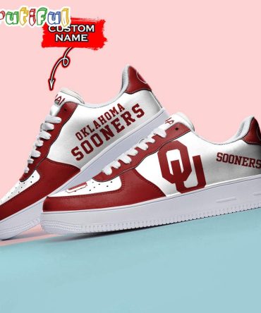 Ncaa Oklahoma Sooners Sporty Air Force 1 Shoes Sneaker
