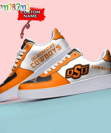 Ncaa Oklahoma State Cowboys Sporty Air Force 1 Shoes Sneaker