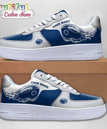 Ncaa Penn State Nittany Lions Sporty Air Force 1 Shoes Sneaker