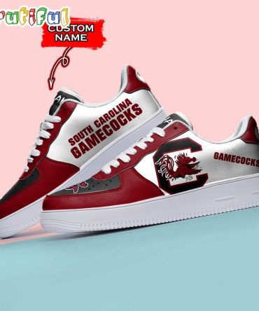 Ncaa South Carolina Gamecocks Sporty Air Force 1 Shoes Sneaker
