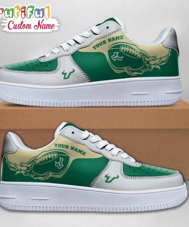 Ncaa South Florida Bulls Sporty Air Force 1 Shoes Sneaker