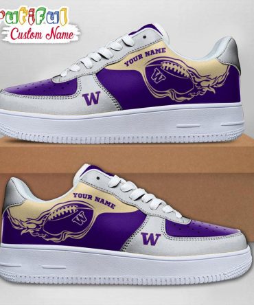 Ncaa Washington Huskies Sporty Air Force 1 Shoes Sneaker